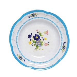 Plateau de restaurant en <span class=keywords><strong>plastique</strong></span> imprimé, bon marché usine, mélamine irrégulier écologique OEM cuisine <span class=keywords><strong>pique</strong></span>-<span class=keywords><strong>nique</strong></span> impression personnalisée - Product Image 1