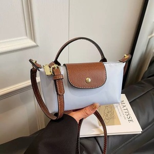 Novedad 2026: Bolso de hombro cruzado unisex de lujo con cremallera, de tela Oxford, mini, informal, económico y a la moda, con cadenas. - Product Image 3