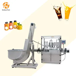 Fully Automatic Glass Plastic Bottle Blood Tube Desktop Capping Machine