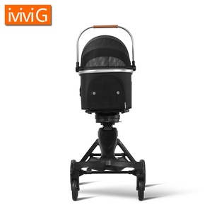 U802 özelleştirilmiş yüksek kalite evcil hayvan taşıyıcı seyahat arabası köpekler için yeni tasarım alüminyum alaşım çerçeve moda çanta - Product Image 2