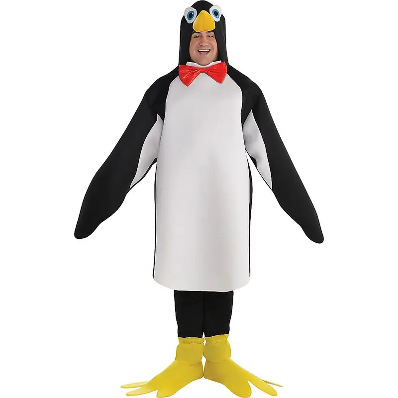 Capretti dei bambini del bambino della fabbrica di vendita calda del partito di Halloween per adulti della mascotte del pinguino costume