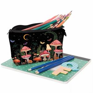 HD Digital Printing Travel Cosmetic Bag Portable Nylon Cosmetic <b>Makeup</b> Bag Custom Soft Leather PVC Cartoon Wash Storage <b>Case</b> - Product Image 3