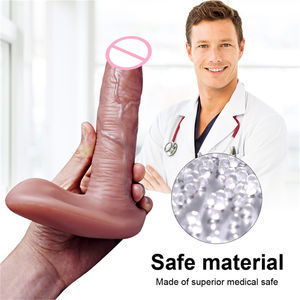 Vibrador telescópico, pene grande, Control remoto, calefacción, Correa realista en consolador, vibrador, tapón Anal para adultos, pene, Juguetes sexuales para mujeres - Product Image 5