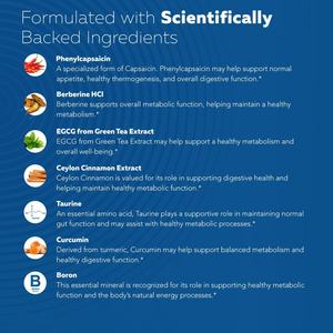 Suplemento de Alta Calidad para el Metabolismo, Formulado para Apoyar el Apetito Equilibrado, Cápsulas de Apoyo al Metabolismo - Product Image 6