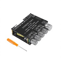 Module d'amplificateur de puissance audio 2.1 canaux YS-S100L avec réglage des tonalités et subwoofer puissant