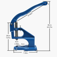 Machine manuelle à œillets et boutons-pression pour bricolage, vente en gros d'usine, pas chère, pour outils à œillets, rivets et rideaux