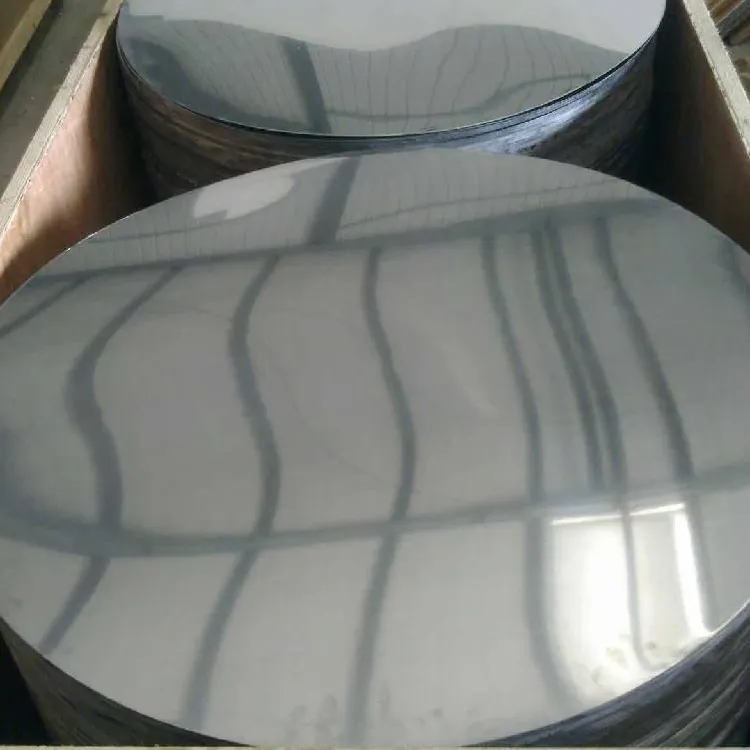 Placa de círculo de aço inoxidável, fria rolada j1 j2 j4 grau 0.25mm a 3mm de diâmetro de 60mm a 990mm 2b ba 202 ss