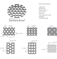 Filtre en fil de métal perforé en acier inoxydable à double couche