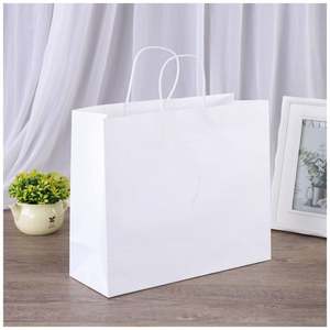 Paper <b>Bag</b> Custom Printed Kraft Paper <b>Bags</b> Recyclable Shopping Clothing Gift <b>Bag</b> <b>Food</b> Take Away With Your Own Logo - Product Image 4