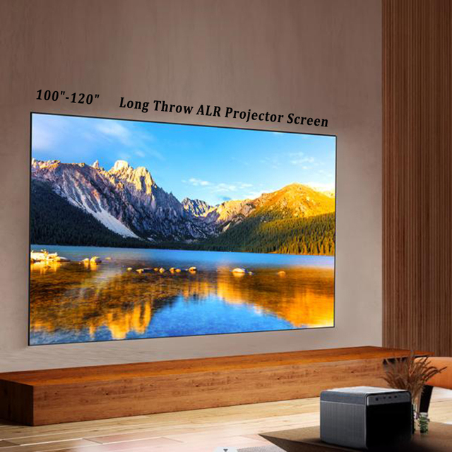 Nothing Projector 100"-120" 16:9 Enhanced Long Throw ALR Projector Screen with PET Fabric Fixed Frame Anti Light 3D 4K