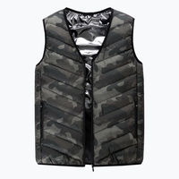 Manteau d'hiver chauffant rechargeable imperméable de haute qualité veste imperméable en plein air gilet coton remplissage fermeture à glissière grande taille