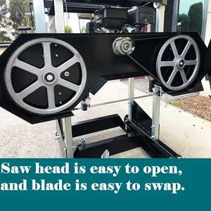 14HP 32 इंच कोहलर इंजन के साथ लकड़ी चीरघर मशीन क्षैतिज चीरघर और ई-शुरू - Product Image 2