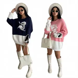 M4006 Designer Luxury Supplier Streetwear Winter Outfits for Girls Sweater Dress Stylish Clothing Hip Hop Womens Skirts