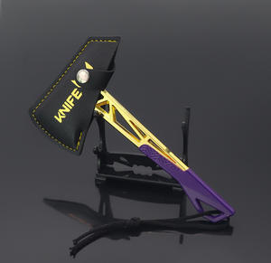 2025 Popular Japón <span class=keywords><strong>Valorant</strong></span> juego Cosplay Metal batalla hacha arma modelo juguete niños Metal bolsillo hacha juguete regalo para cumpleaños - Product Image 4