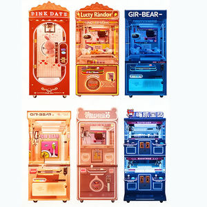 Machine à griffes pour centre de jeux intérieur pour enfants, en métal coloré, sur <span class=keywords><strong>le</strong></span> thème des dinosaures et des <span class=keywords><strong>Minions</strong></span>, avec jeux en anglais - Product Image 5