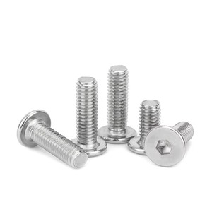 Tornillos de Cabeza Plana Ultrafinos de Acero Inoxidable <span class=keywords><strong>A2</strong></span> M2 M2.5 M3 M4 M5 M6, Tornillos de Perfil Bajo con Cabeza Hexagonal, Tornillos Allen - Product Image 5