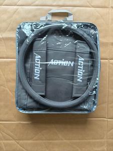 Housse de siège de voiture en cuir de luxe personnalisée avec housse de volant et épaulettes – Vente directe usine - Product Image 3