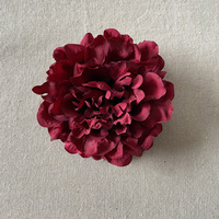 Têtes de fleurs artificielles pivoines, 13cm, pièces, fausses fleurs, pour l'automne, vente en gros