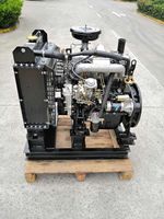 Ensemble complet de moteur diesel Isuzuu 4JB1 avec radiateur, 62 kW, 92 ch, 3600 tr/min, démarrage électrique pour pick-up, camion léger, véhicule