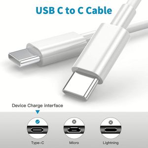 1M 20W PD Quick <b>Charging</b> <b>Type</b> <b>C</b> to <b>Type</b> <b>C</b> <b>Fast</b> <b>Charging</b> Data Transfer <b>Cable</b> Mobile Phone Data <b>Cable</b> - Product Image 5