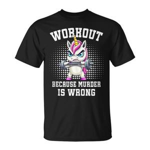 T-shirt d'entraînement Unicorn noir, t-shirt graphique unisexe, col rond, manches courtes, impression numérique, sport et jeux - Product Image 1