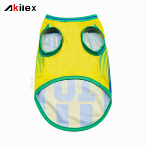Chaleco para Perro Akilex Amarillo, Ropa Transpirable de Verano para Perros Pequeños y Medianos, Estilo Deportivo 25CW14 - Product Image 3