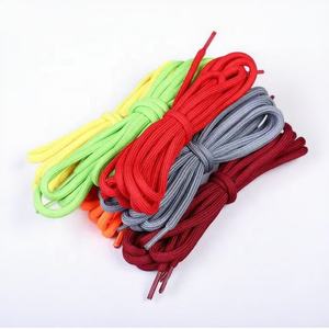 Cordones redondos de alta resistencia de 5mm para botas de trabajo de senderismo, <span class=keywords><strong>cuerda</strong></span> de cordón recubierta de Color sólido, uso versátil en bolsos y prendas - Product Image 2