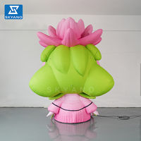 Fille gonflable personnalisée, poupée gonflable, mascotte de dessin animé, personnage féminin gonflable, décoration publicitaire gonflable