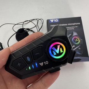<span class=keywords><strong>Casque</strong></span> Bluetooth Y10 en gros pour moto, étanche, avec suppression du bruit du vent, compatible avec plusieurs modèles - Product Image 1