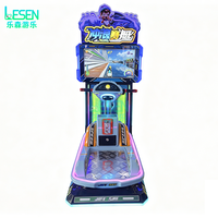 Machine de jeu d'arcade pour enfants à monnayeur, simulateur de surf, de conduite, de course et de canoë, machine de jeu de surf pour enfants