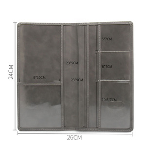Cartera Larga Multifuncional para Tarjetas, Estilo Americano, para Portar Licencia de Conducir, Pasaporte y Seguro de <span class=keywords><strong>Auto</strong></span> - Product Image 2