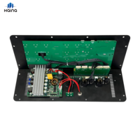 Carte d'amplification audio Bluetooth 5.0 haute puissance à quatre canaux 100W 4Ohm, module d'amplificateur de classe D avec écran LCD