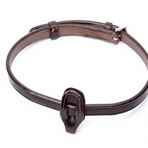 Bridon en cuir pour cheval avec boucle en acier inoxydable, accessoires en cuir personnalisables, marque OEM, modèle MVE-BR-100 - Product Image 1