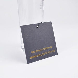 Etiquetas Colgantes de Papel Personalizadas Ecológicas con Diseño Cóncavo-Convexo, Grabadas/Repujadas, Creativas y con Personalidad para Zapatos y Bolsos - Product Image 5