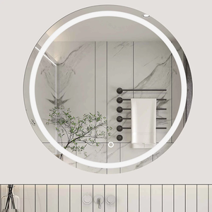 <span class=keywords><strong>Espejo</strong></span> de Baño Redondo de Lujo con Pantalla Táctil Inteligente, Bluetooth y Montaje <span class=keywords><strong>en</strong></span> Pared - Product Image 3