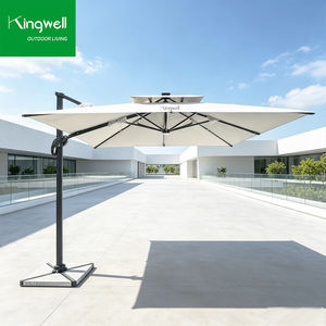 Parasols de terrasse extérieurs de haute qualité <span class=keywords><strong>pour</strong></span> restaurants, mobilier de glamping, vente en gros de parasols de terrasse avec <span class=keywords><strong>LED</strong></span> - Product Image 3