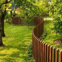 Panneau de clôture en tube carré à lattes verticales en aluminium, revêtement poudré, grain de bois, moderne, pour jardin, cour, balcon, sur mesure, pour l'intimité