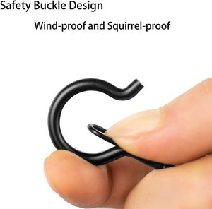 Q-móc Áo, Móc Vít Cho Đèn Dây Ngoài Trời-Móc Trần Để Treo Cây Chuông Gió, Thiết Kế Khóa An Toàn, Chống Gió, - Product Image 4