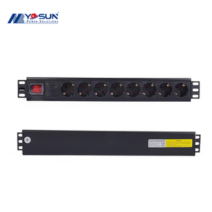 Enchufe PDU de aleación de aluminio de 1,5 U y <span class=keywords><strong>19</strong></span> pulgadas, equipo de distribución de energía Industrial de <span class=keywords><strong>8</strong></span> bits con protección contra sobrecargas y sobretensiones - Product Image 3
