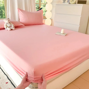 Drap-housse en coton de haute qualité, élastique, toutes saisons, pour adultes, 200 fils, couleur unie, usage hospitalier, ultra doux, draps-housses modernes - Product Image 4