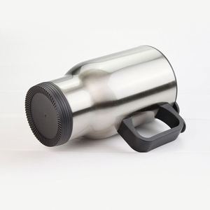 Vaso Térmico de Acero Inoxidable para Sublimación, Venta al por Mayor, 14 oz, Blanco/Plateado, Taza de Viaje para Auto, Personalizable y Económica - Product Image 3