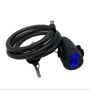 Antivol à chaîne – Antivol robuste pour moto et vélo – Acier trempé 6 mm/8 mm, résistant aux coupures, comprend 2 clés – - Product Image 3