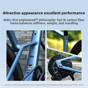 Vélo <span class=keywords><strong>de</strong></span> route léger en fibre <span class=keywords><strong>de</strong></span> carbone For Lightning SIRRUS X 6.0 avec freins à disque hydrauliques et garde-boue - Product Image 2