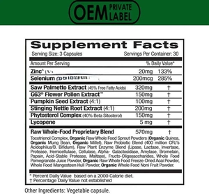 Kapsul prostat GMP dengan gergaji Palmetto suplemen penopang prostat untuk Kesehatan Pria, meningkatkan tidur, mendukung kesehatan kantung kemih - Product Image 4