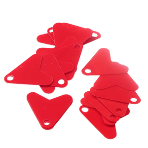 LUSHAZER 10000 pièces/sac Ailettes de queue de leurre de pêche en plastique, languettes rotatives souples, pièces et accessoires pour leurres cuillères de pêche - Product Image 2