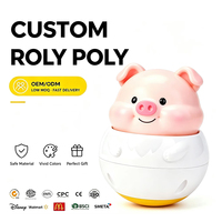 Cerdito de PVC Personalizado con Diseño de Dibujos Animados, Moldeado por Inyección, Impresión UV, Venta al por Mayor, Regalo Corporativo, Artículo Promocional