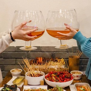 KTV Thêm lớn uống verre <span class=keywords><strong>cup</strong></span> khổng lồ lớn khổng lồ Overlord dự thảo bia cốc bên tùy chỉnh thanh lục giác quá khổ anh hùng bia Kính - Product Image 2