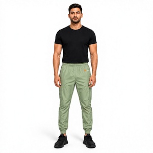 High Quality Quick Dry 100% <b>Nylon</b> Windbreaker Trousers Elastic Waist Casual <b>Joggers</b> Lightweight Summer Windbreaker Trouser - Product Image 1