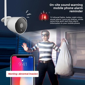 Tuya Wifi Thông Minh HD Mini Máy Ảnh Không Thấm Nước Ngoài Trời Tầm Nhìn Ban Đêm Với Truy Cập Từ Xa & Đám Mây Lưu Trữ Dữ Liệu Cho An Ninh Nhà - Product Image 4