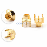 Conector RF Macho Recto SMP GPO, DC-18GHz, Retención Limitada, Retención Completa, Alta Frecuencia para Placas de Impresión